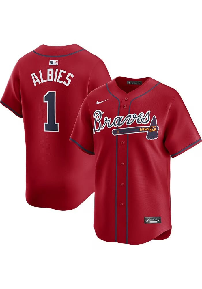 Ozzie Albies YOUTH Atlanta Braves jersey Nike red product image 1
