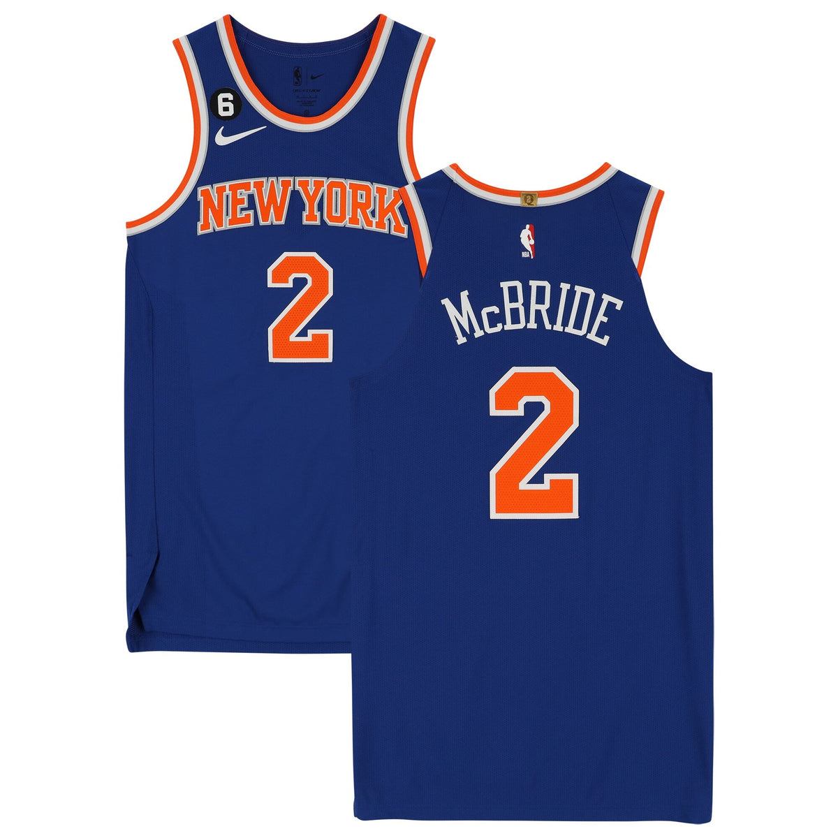 Miles McBride New York Knicks Official NBA Jersey Nike blue product image 1