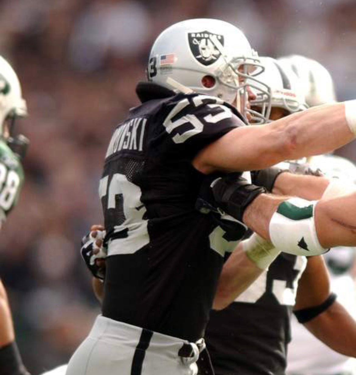 Bill Romanowski Oakland Raiders Mitchell & Ness Jersey product image 5