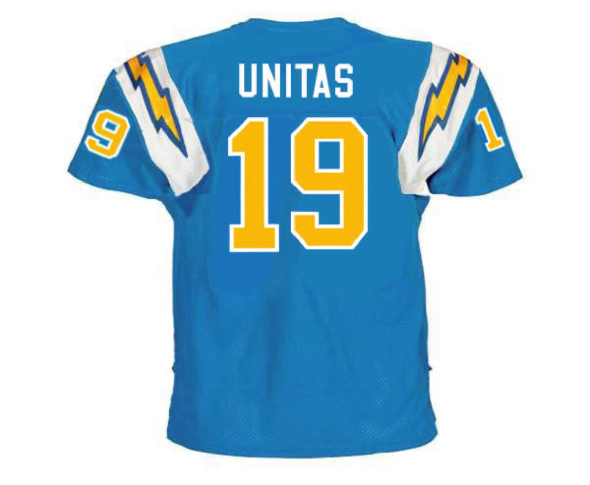 Johnny Unitas San Diego Chargers NFL Mitchell & Ness Jersey product image 1