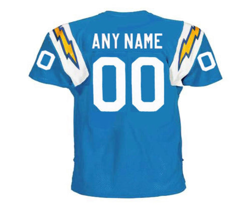Any name & Number San Diego Chargers 1970’s NFL Mitchell & product image 1