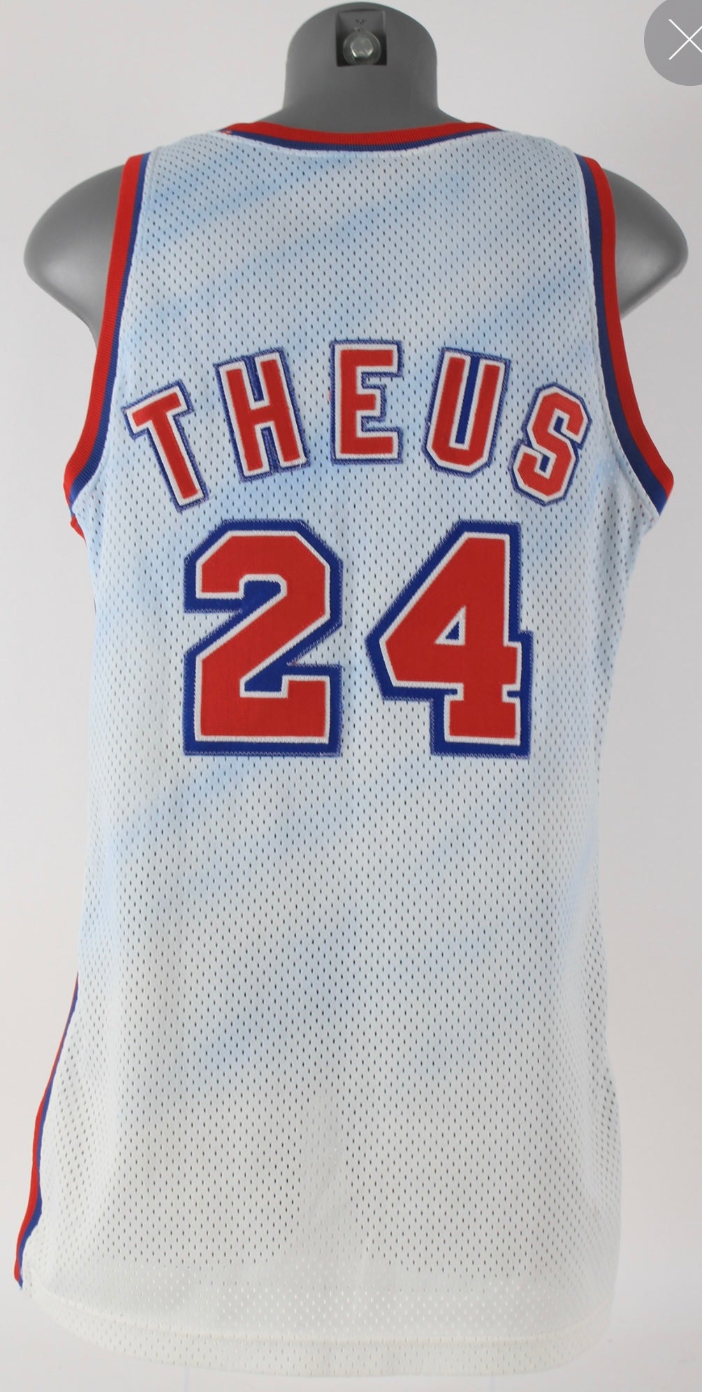 Reggie Theus New Jersey Nets Official NBA Mitchell & Ness product image 1