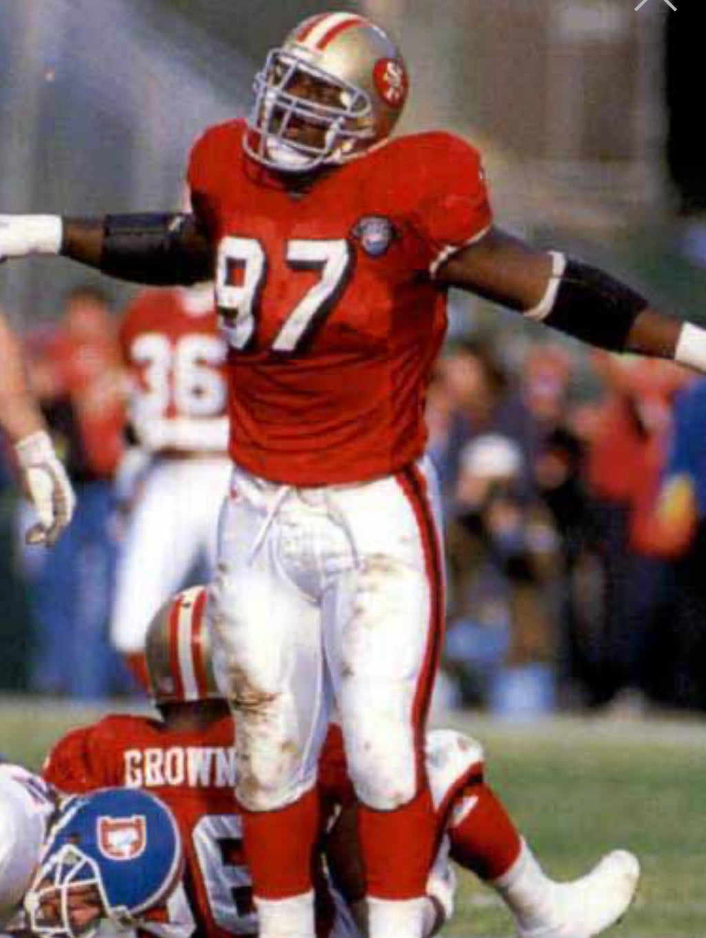 Bryant Young San Francisco 49ers Jersey 1994 Mitchell & Ness product image 4