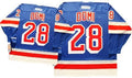 Tie Domi New York Rangers Customized Official NHL Adidas product image 1
