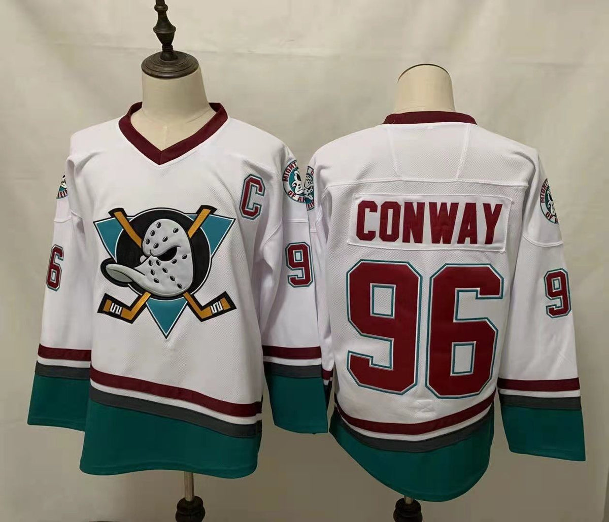 Charlie Conway jersey The Mighty Ducks 1992 Movie white product image 1