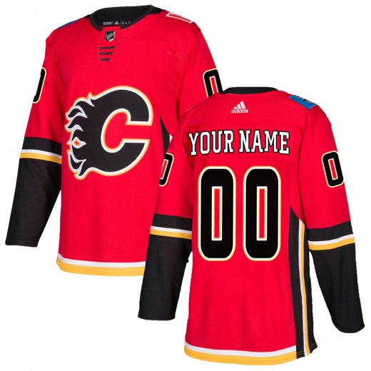 Calgary Flames Any name and Number Official NHL Adidas product image 1