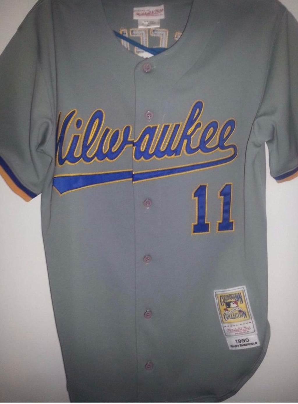 Gary Sheffield Milwaukee Brewers Jersey Mitchell & Ness product image 2