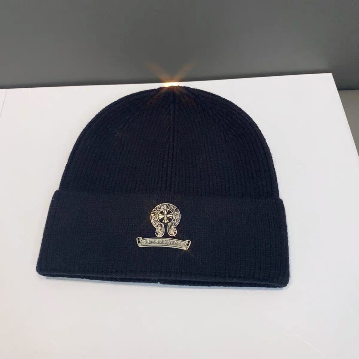 Chrome Heart Beanie Autumn Winter Cold Hat Vintage product image 3, provided for visual reference and product detail review