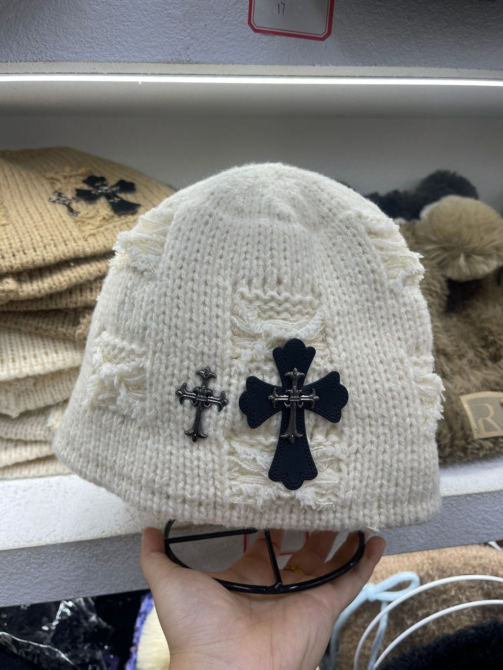 Chrome Heart Beanie Bucket Hat Winter product image 8, provided for visual reference and product detail review