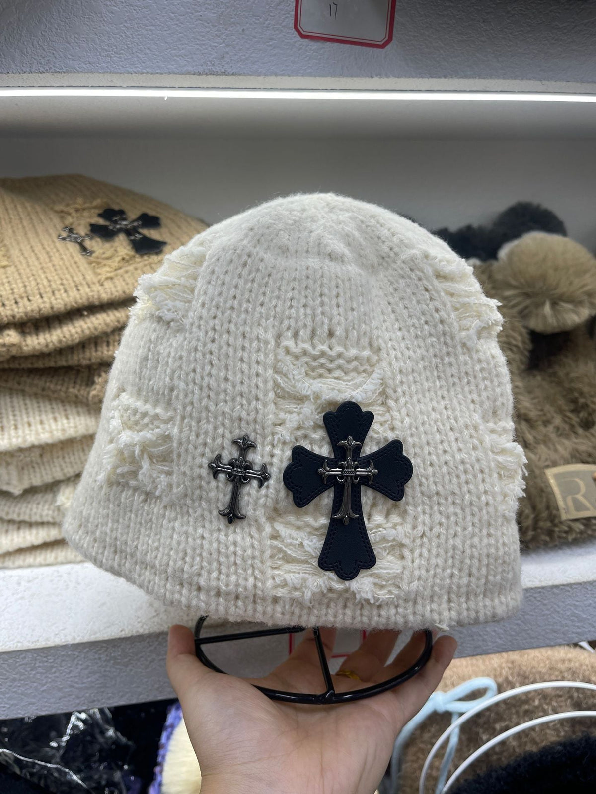 Chrome Heart Beanie Bucket Hat Winter product image 8, provided for visual reference and product detail review