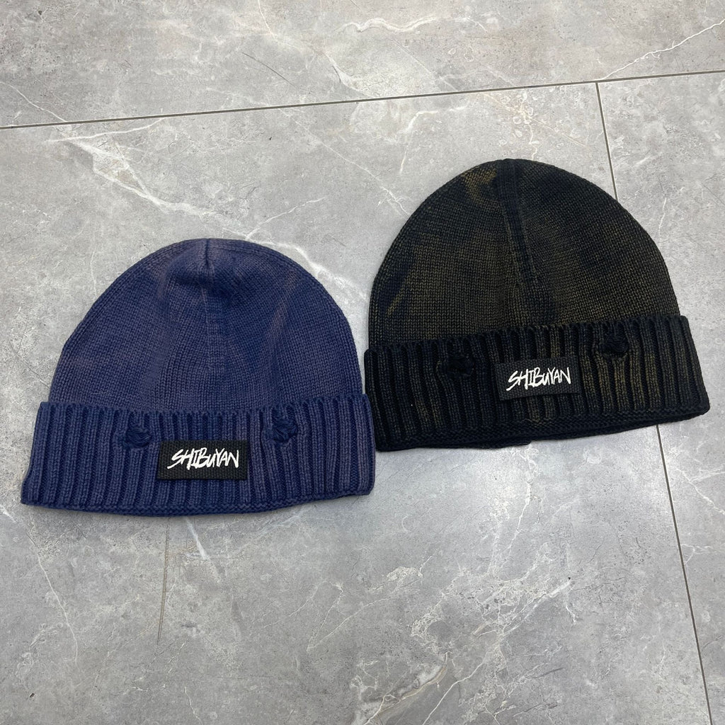 Chrome Heart Beanie Frayed Knitted Hat Korean Version Simple Warm Ear Protector Wool Hat product image 2, provided for