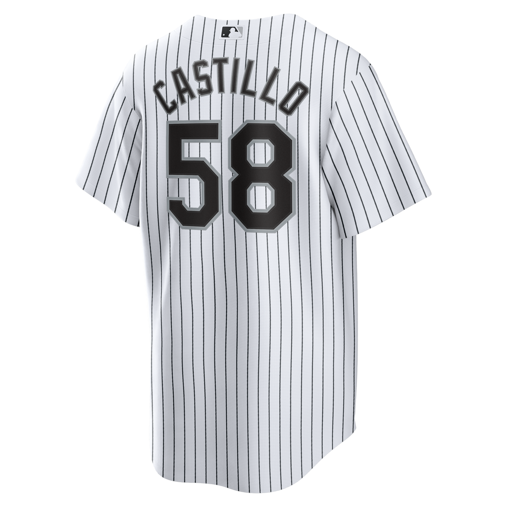 Chicago White Sox Luis Castillo White Home Replica Jersey product image 4, provided for visual reference and product detail