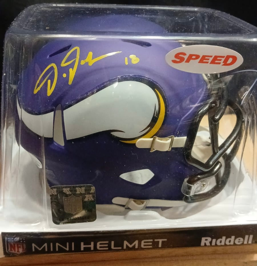 Justin Jefferson Autographed Minnesota Vikings Mini Helmet product image 1