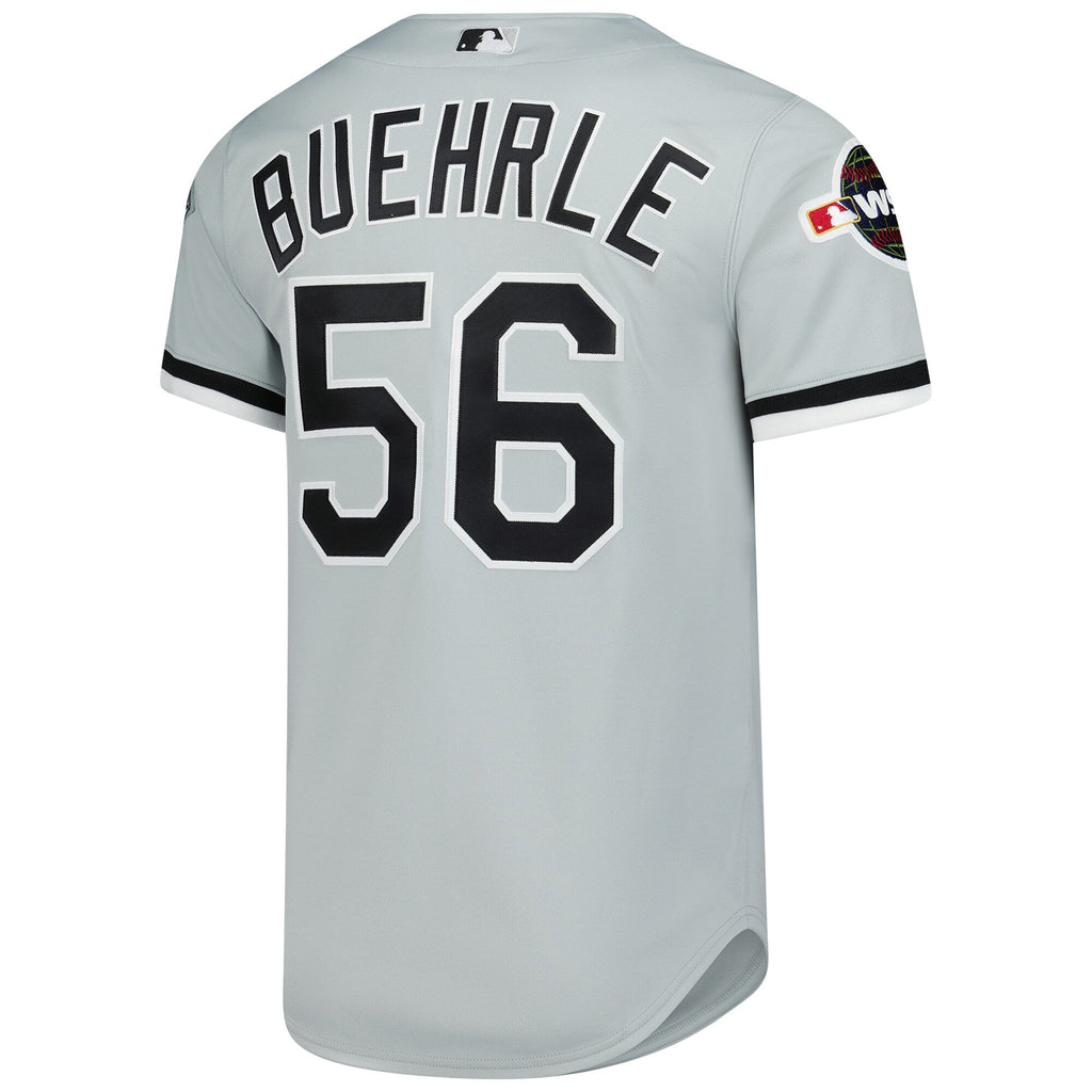 Chicago White Sox Mark Buehrle Gray 2005 Throwback Authentic Jersey product image 4, provided for visual reference and