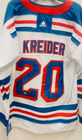Chris Kreider New York Rangers autographed jersey COA Photo product image 1