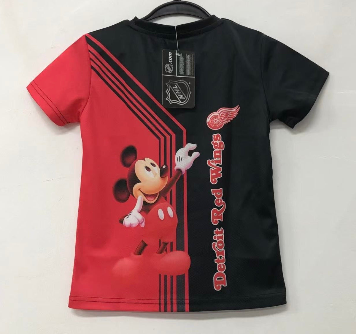 Detroit Red Wings Disney Mickey Mouse Official NHL T-shirt product image 2