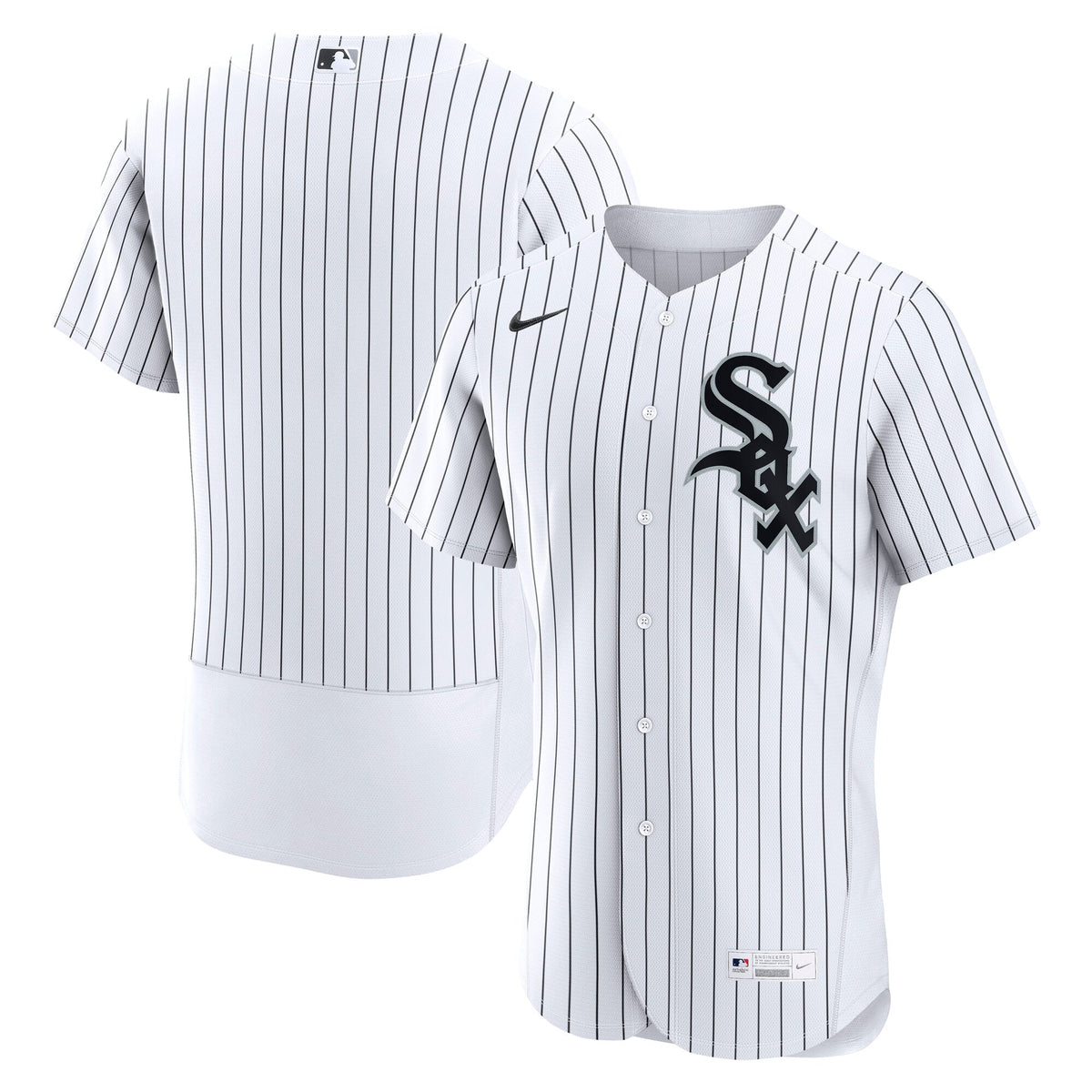 Chicago White Sox White Home Authentic Jersey product image 2, provided for visual reference and product detail review