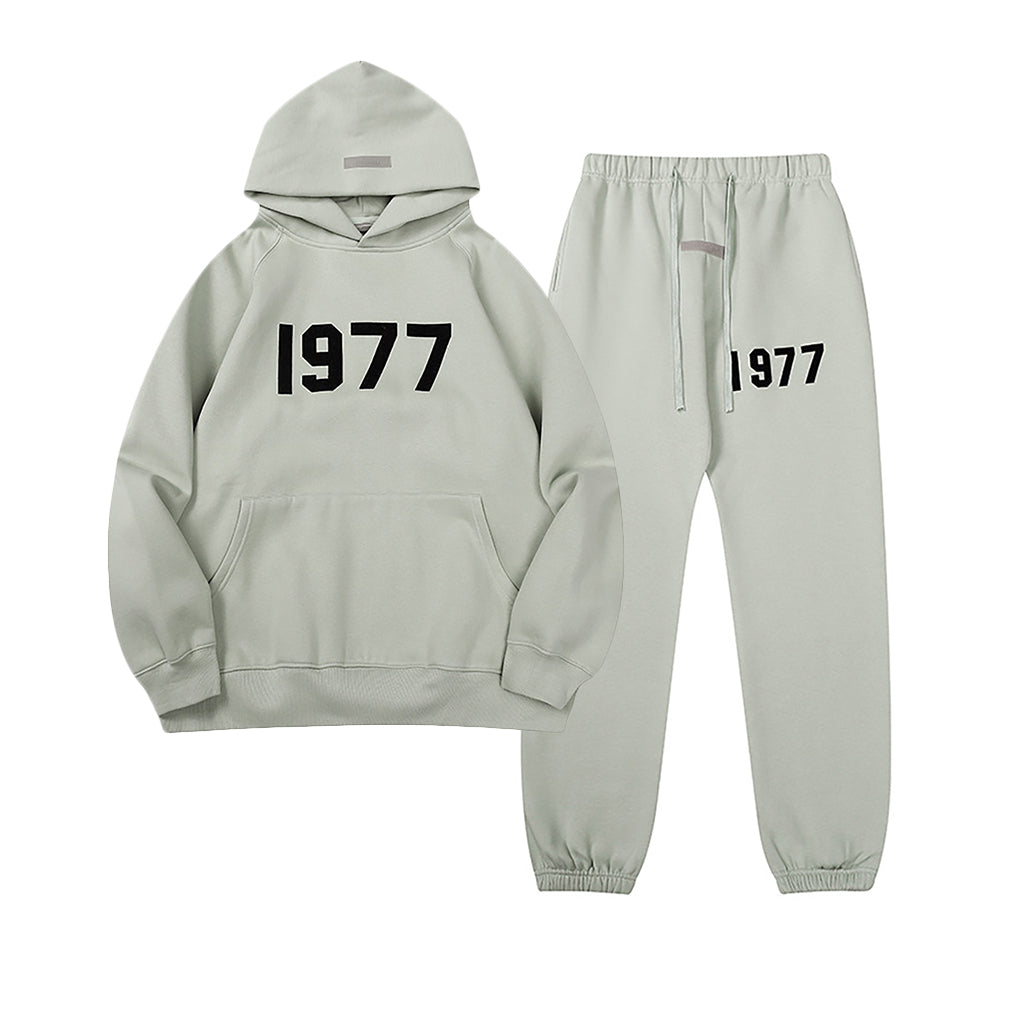 1977 Hoodie / Pants / Set - Green product image 1, provided for visual reference and product detail review