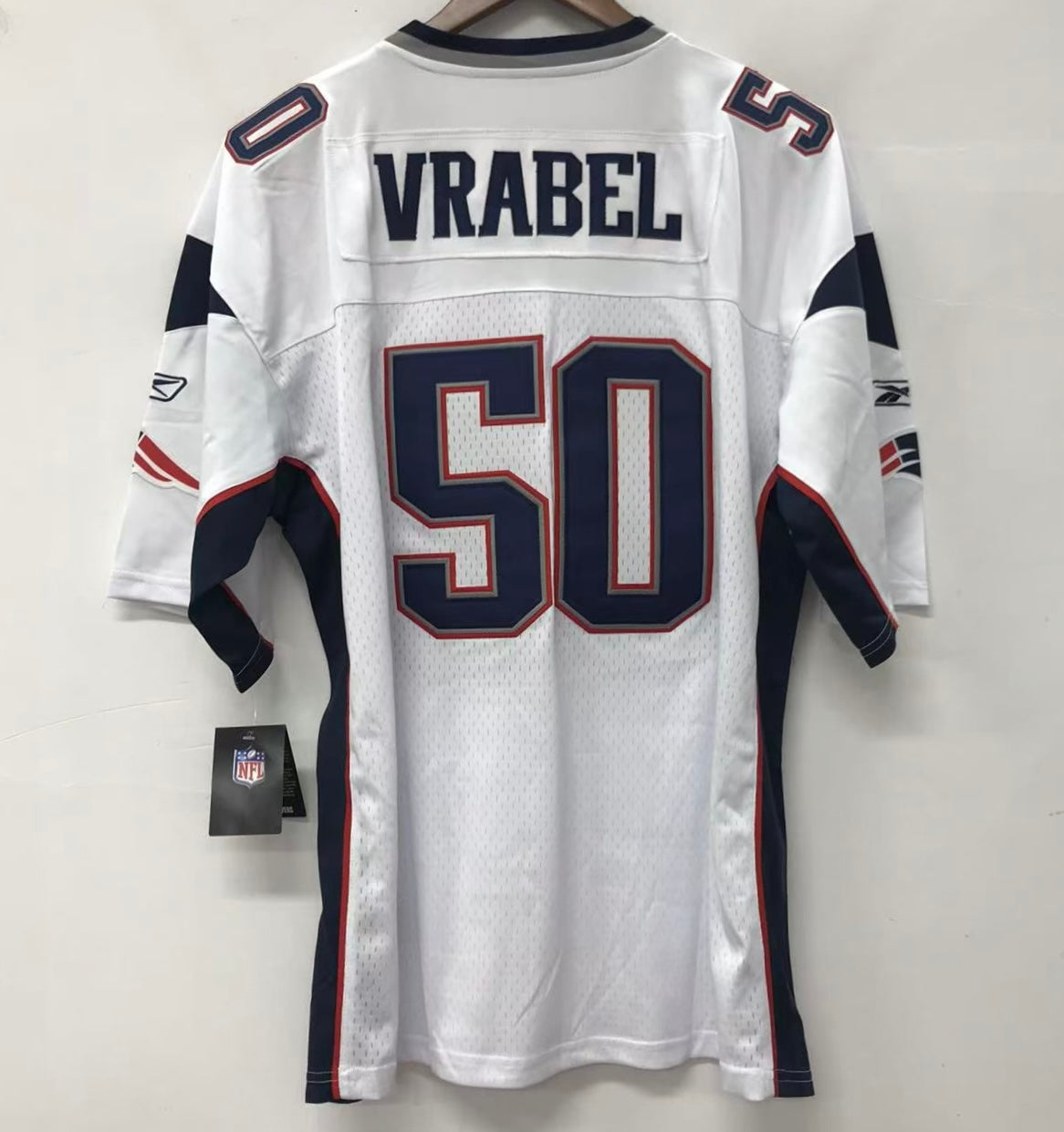Mike Vrabel New England Patriots Reebok Jersey white product image 1